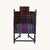 Large Antique Armchair with High Armrests in Tartan Fabric, 1890s For Sale - Image 12 of 13