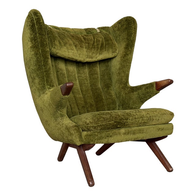 Mid-Century Modern Model 91 Bear Lounge Chair in Teak by Svend Skipper, 1950s For Sale
