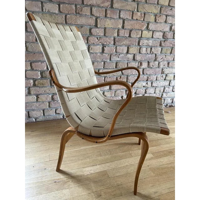 Wood Eva Armchair by Bruno Mathsson for Firma Karl Mathsson, 1950 For Sale - Image 7 of 7
