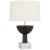 Ray Booth by Visual Comfort Signature Eadan 26" Table Lamp in Warm Iron with Linen Shade For Sale