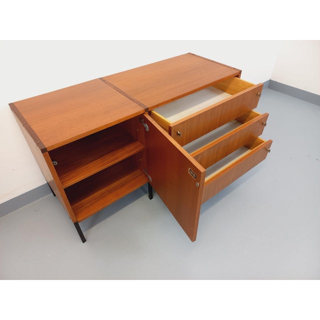 Vintage Sideboard by Guariche Mortier Motte for Arp Minvielle, 1960s For Sale - Image 15 of 18