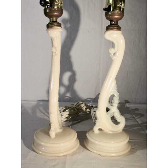 1938 Aladdin Alacite Glass Lamps, Alacite glass by Aladdin was created in 1938. These are patent-pending models....