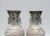 Metal Black and White Art Deco Japanese Kutani Porcelain Vases, Pair For Sale - Image 7 of 11