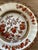 Copeland Antique Copeland Spode Orange Rust and Gold Scallop-Edged “India Tree” Bread Plate - 8 Available For Sale - Image 4 of 8