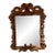 Carved Ribbon Wood Mirror — Sculptural Ribbon‑Form Frame • Vintage European Style For Sale