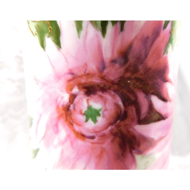 1910s 1910s Turn Vienna Hand Painted, Signed and Numbered Floral Chcoolate Pot With Lid For Sale - Image 5 of 13