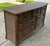 Late 20th Century Vintage Skirted Wicker Bow-Front Dresser For Sale - Image 5 of 15
