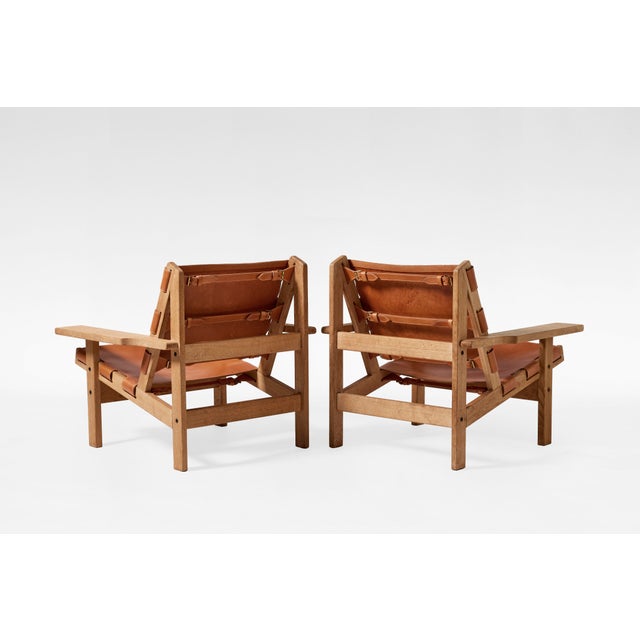 A rare Model 168 Hunter’s Chairs by Kurt Østervig, crafted in Denmark in the 1960s and originally produced by K.P. Møbler....