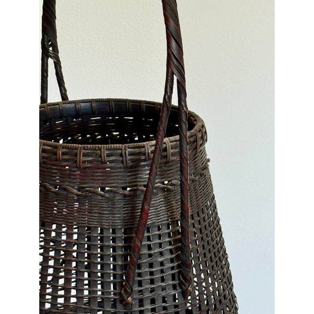 20th Century Japanese Ikebana Basket For Sale - Image 4 of 11