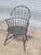 Green Green Sack Back Windsor Arm Chair Distressed Finish Bench Made For Sale - Image 8 of 8
