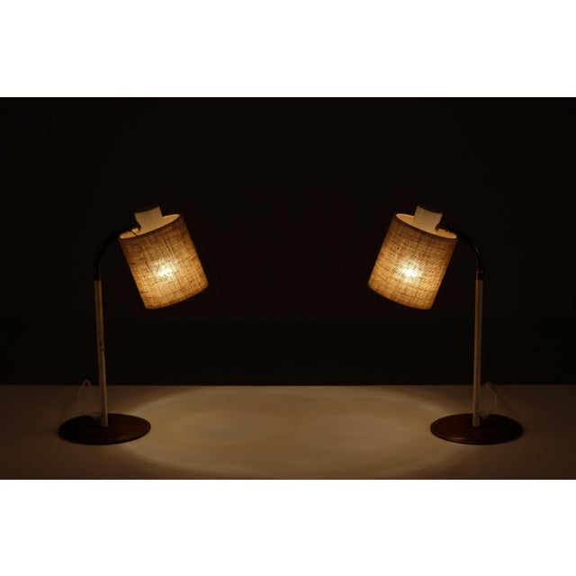 Swedish Table Lamps by Ateljé Lyktan, 1960s, Set of 2 For Sale - Image 10 of 11