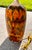 1960s Brutalist Fat Lava Lamp + Two-Tiered Striped Shade | C. 1970s For Sale - Image 5 of 12