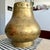 Modern Vintage Modern Brass Planter Catchpot Jardiniere Patina Studded Hammered 13”x12” For Sale - Image 3 of 12