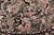 Textile Boho Chic 1990's Floral Pak-Persian Black/Gray Wool Round Rug- 9'1'' X 9'2'' For Sale - Image 7 of 9
