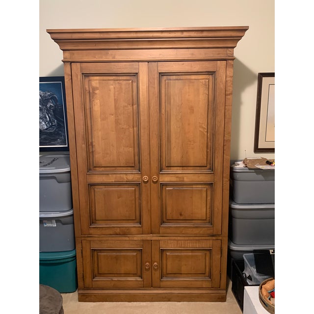 Traditional Ethan Allen Tv Armoire Chairish