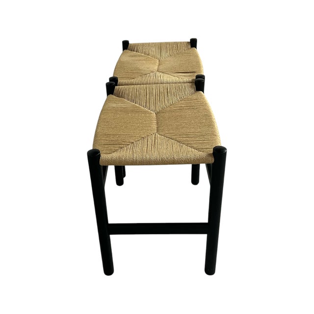 Fredericia Stolefabrik J16 Footstool Attributed to Hans J. Wegner Set of 2 For Sale - Image 4 of 8