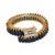 Contemporary Contemporary Diamond Sapphire 18k Yellow Gold Bypass Ring, Size 6.75 For Sale - Image 3 of 6