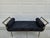 Mid-Century Modern Design Institute America Brushed Nickel Rolled Arm Bench For Sale - Image 3 of 12