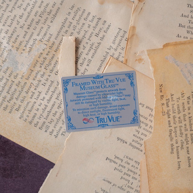 Glass Robert Burns Portrait, Reverse Glass Painting, c.1830 For Sale - Image 7 of 7