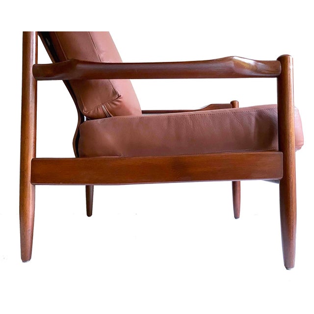 Danish Lounge Chairs in Teak and Leather from Magnus Olesen, Set of 2 For Sale - Image 6 of 18