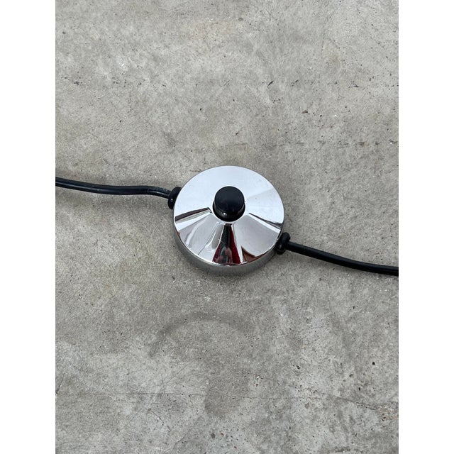 Vintage Space Age Chrome Floor Lamp with Glass Globes, 1970s For Sale - Image 6 of 13