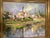 Late 20th Century Late 20th Century Anna Olszewska - Riverside Village, Oil on Canvas For Sale - Image 5 of 13