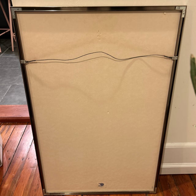 Vintage Ed Baynard Exhibition Poster 1980, Framed For Sale In Philadelphia - Image 6 of 11