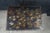 Vintage Chinoiserie Black Lacquered Floral Bird Writing Desk Library Table 35" For Sale - Image 6 of 18