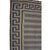 1890s Beige Field Antique Greek Key Border Native American Navajo Flatwoven Rug For Sale - Image 4 of 12