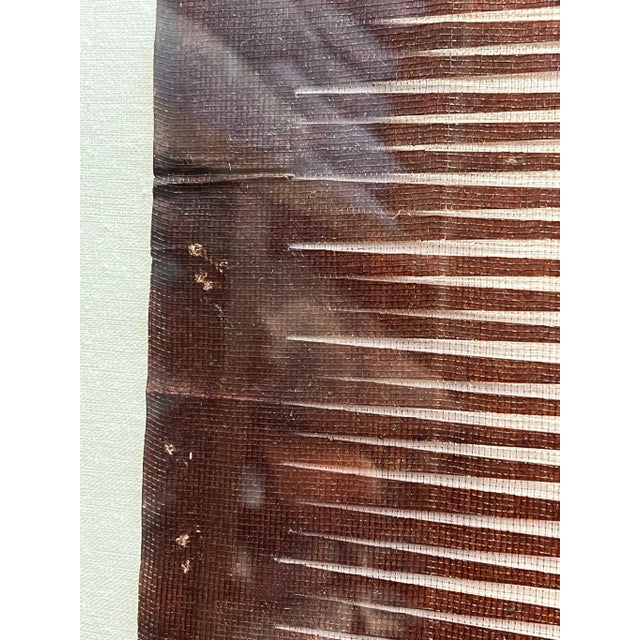 Vintage Woven Abaca Textile Art For Sale - Image 10 of 12