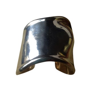 Sterling Los Ballesteros Biormorphic Cuff For Sale