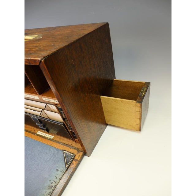 The Prendergast Campaign Chest: A Documented 19th-Century Oak Dispatch Box & Diary, 1888 For Sale - Image 12 of 18