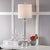 31 Inch H Crystal Candlestick Table Lamp in Clear - a Pair For Sale In Philadelphia - Image 6 of 9