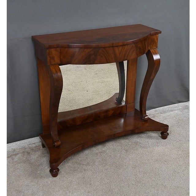 Traditional Early 19th Century Restoration Mahogany Console Table For Sale - Image 3 of 13