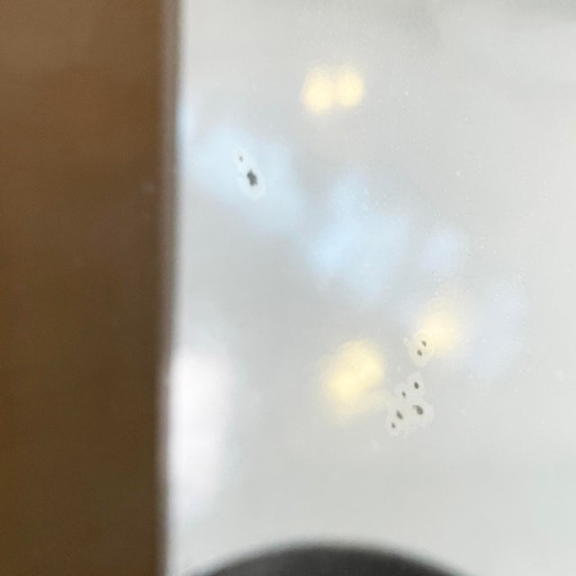 Art Deco Italian Full-Length Floor Mirror in Light and Black Wood, 1930s For Sale - Image 9 of 18