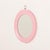 1970s Italian Pink Mirror in the style of Artemide, 1970s For Sale - Image 5 of 7