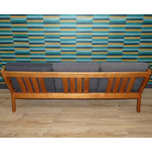 Vintage Three-Seater Sofa in Teak by Juul Kristensen, 1970s For Sale - Image 4 of 12