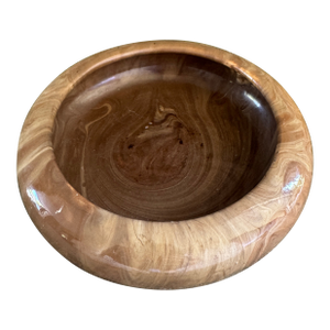 Vintage Weller Pottery Round Ceramic Bowl, Signed