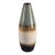 Mid-Century-Modern Glazed Pottery Multi Colored Tube Vase For Sale