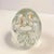 Glass 1980s Clear Hand Blown Art Glass Paperweight For Sale - Image 7 of 12