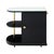 An elegant and highly functional French Art Deco bar cart, circa 1940, distinguished by its sophisticated architectural...