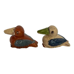 Vintage Spanish Mission Tlaquepaque Duck Salt and Pepper Shakers Set of 2