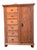 Antique Baroque Bread Cabinet in Softwood, 1800s For Sale