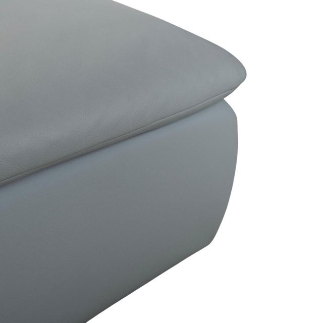 Modern Stool in Leather from Koinor Rossini For Sale - Image 3 of 13