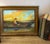 Saffron Painting on Canvas 1967, “Alone and Forsaken," a Well-Known Moody Scene Often Attributed to Heinrich Vosberg For Sale - Image 8 of 9