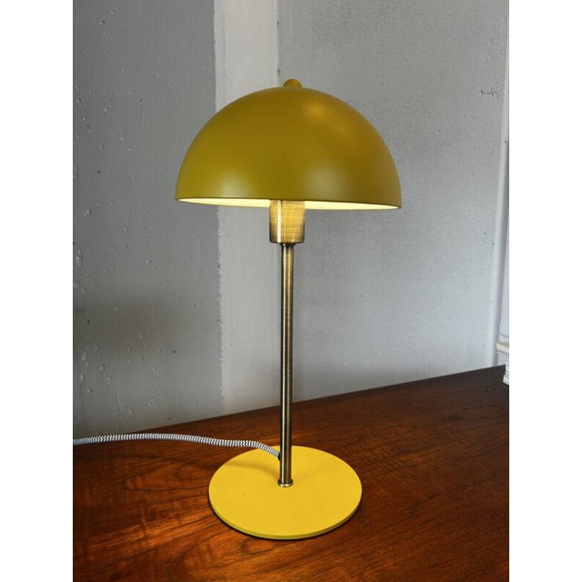 Metal Vintage Danish Table Lamp, 1960 For Sale - Image 7 of 9
