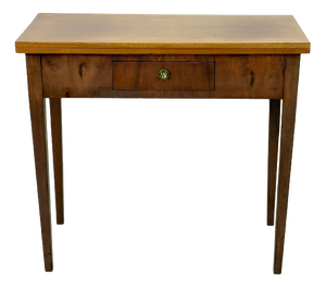 Antique Mahogany Console Table with Drawers