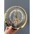 Mid-Century Modern 1990s Brass & Glass Seiko Skeleton Clock For Sale - Image 3 of 12