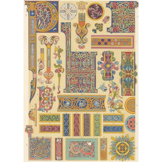 Celtic Illuminated Ornament Decorative Motifs from Early Manuscripts, 1869 For Sale - Image 6 of 10