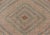Diamond Design Vintage Turkish Embroidered Kilim in Tan, Cream, and Light Green For Sale In Atlanta - Image 6 of 13